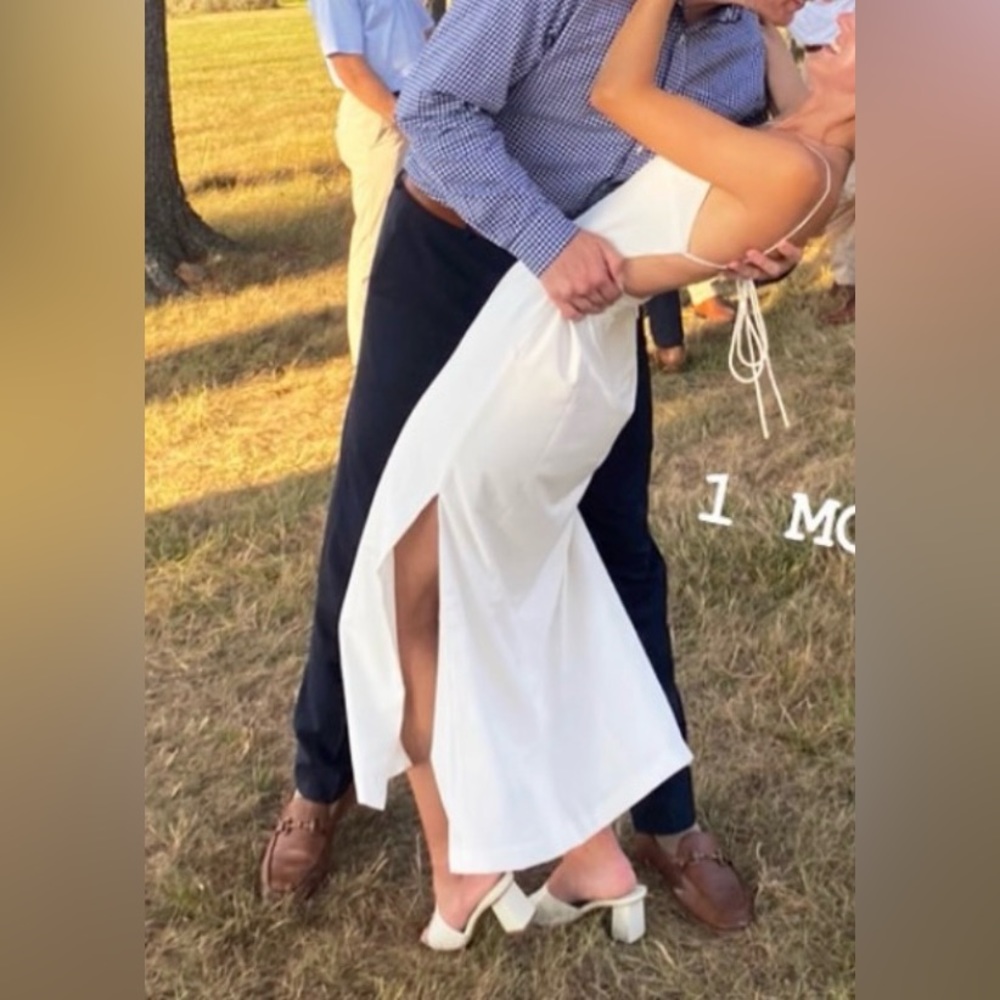 BHLDN Gavin Midi Dress in Ivory